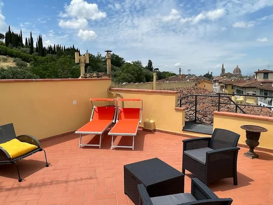 Apartment Terrace View Florence Attic